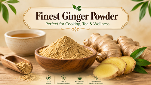 Finest Ginger Powder – Perfect for Cooking, Tea & Wellness